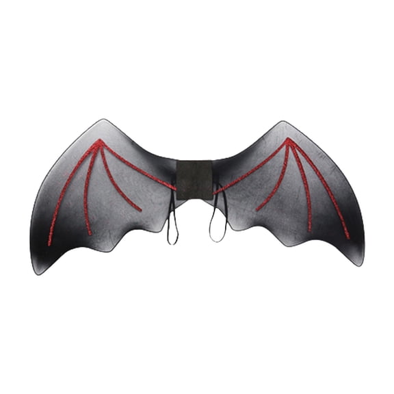 Bat Wings Costume Halloween Bat Wing Dress-Up Accessories Halloween Party Cosplay Costume Props Mesh Elastic Strap Black Red