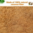 thumbnail image 7 of 36'' Trough Coco Coir Liners Planter Replacement,Casewin Natural Thick Coco Fiber Liner Breathable Plant Hanging Basket Liner,Window Deck Pre-Formed Replacement for Window Boxes, Basket Planters, 7 of 7