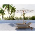 thumbnail image 4 of Elie Teak Outdoor Reclining Sunlounger in Taupe with Wheels, 4 of 6