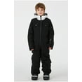 thumbnail image 6 of AWZXDE Boys All Season Insulated Snowsuit Jumpsuit For Skiing Outdoor Winter Activities Thermal Windproof Soft Kids Romper Baby Winter Suit Black, 6 of 9
