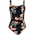 thumbnail image 2 of Firpearl Women's One Piece Swimsuits Vintage Tummy Control Bathing Suit Slimming Ruched Swimwear, 2 of 6