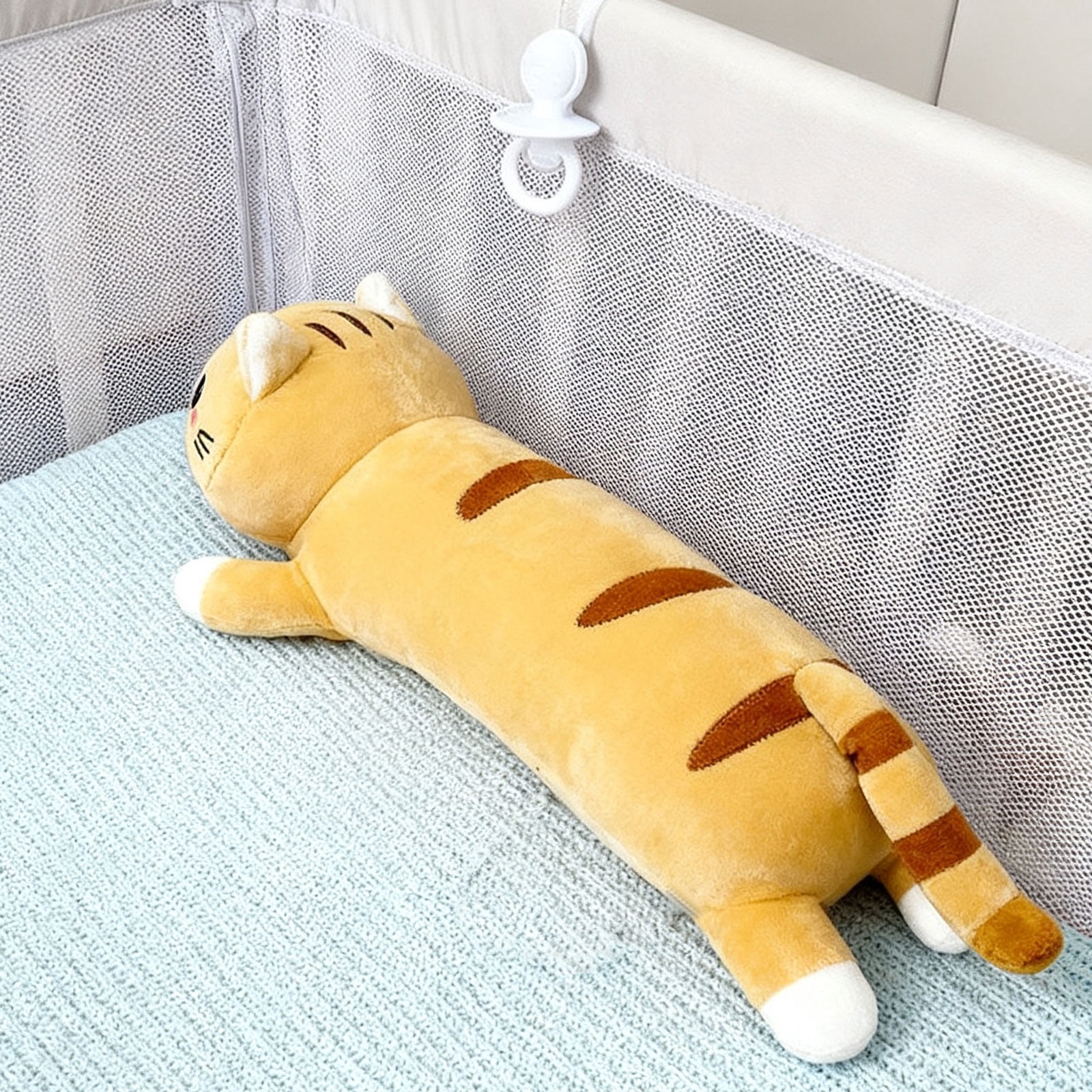 Gytml Yellow Cat Heating Hugging Pillow, Portable Electric Heat Pads Usb Powered, Funny Gifts For Women Girls Cat Lovers Birthday Easter Yellow-50x14x9cm