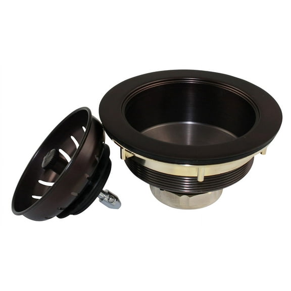 Keeney K1439BRZ Heavy Duty Kitchen Sink Strainer with Power Ball Basket, Bronze
