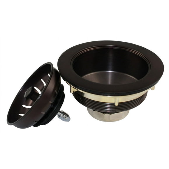 Keeney K1439BRZ Passoire d'Évier de Cuisine en Laiton Coulé 3.5 Pouces, Ouverture en Pouce, Bronze Huilé
