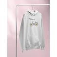 thumbnail image 3 of Daisy Bicycle Ride Hoodie Women -Image by Shutterstock, Female 3X-Large, 3 of 4