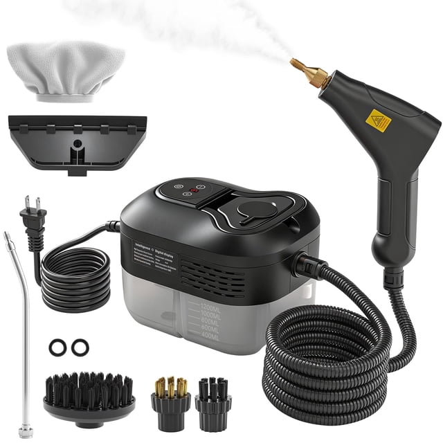 SRGARH Pressurized Steam Cleaner, Handheld Portable High Temp Bathroom Powerful Steamer Cleaning Machine Steam Cleaner For Home Use Kitchen Grease Ca