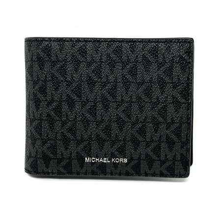 Michael Kors Men's Cooper Billfold with Passcase Wallet (Black)