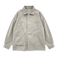 thumbnail image 6 of FDGIU Women's Lapel Collar Button Down Oversized Shacket, Long Sleeve Twill Cargo Jacket with Multi Patch Pockets for Spring Fall Outdoor Daily Layering, 6 of 6