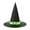 1-Yellow681, variant on Kids Halloween Pointed Top Witch Hat Casual Party Lightweight Headdress Hat with Flat Brim
