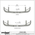 thumbnail image 4 of 2-Piece Front Bumper for 1981-88 Monte Carlo, Circle Track Racing, High-Impact Steel, 1-1/2" Tube Diameter, Weldable or Bolt-Together Design, All-Steel Construction, Natural Finish, 4 of 8