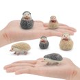 thumbnail image 2 of Juego de figuras de erizo realistas de PVC, 8 piezas, para niños a partir de 3 años, 2 of 2
