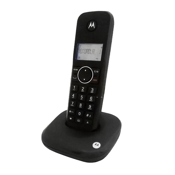 Teléfono Inalámbrico Motorola Digital Moto500id-2 Negro 1 Pieza