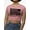 Pink Candy, variant on Republican Graphic Statement Tee Crop Tee Women's