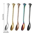thumbnail image 2 of Giraffe Spoon Silverware Stainless Steel Utensils Fork Set Creative Design for Anniversary Gifts, 2 of 10