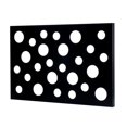 thumbnail image 1 of Metal Decor WA-3010-M-BLK Large Circles Black Ridge Metal Mirror & Wall Decor Art, 1 of 1
