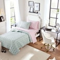 thumbnail image 4 of Campus Comforts by New Sega Home 2-Piece Reversible Quilt Set, Waterfall, Green, Twin-XL, 4 of 8