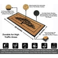 thumbnail image 5 of A1HC Large Outdoor Doormat, Natural Coir and Rubber, Heavy-Duty Flocked Entrance Mat for Porch and Entryway, 30 x 60 inches, 5 of 7