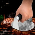thumbnail image 1 of Xihbxyly Prensa de Carne de Acero Inoxidable, Presión Más Amplia y Espesa, Calentamiento Uniforme para Un Mejor Sabor, Versátil para Barbacoa, Teppanyaki, Calamares y Pasteles de Agarre Manual, Tamañ, 1 of 7