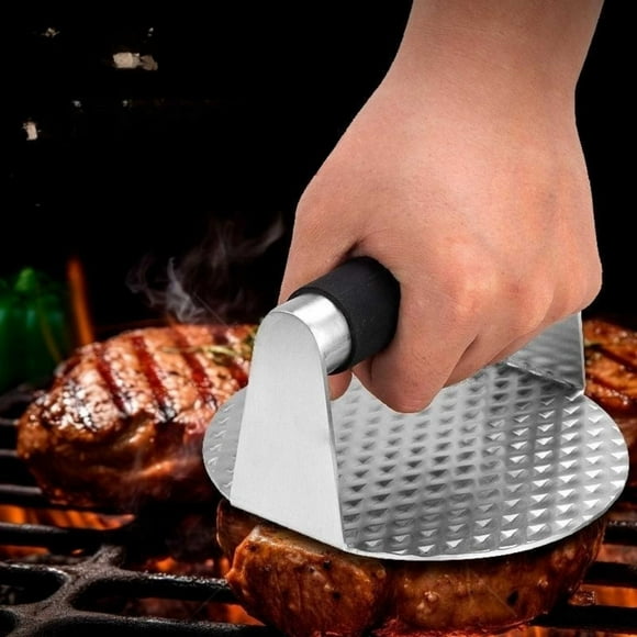 Pisexur Outil Rond en Acier Inoxydable pour Tarte à la Viande Fournitures de Cuisine pour Presse à Burgers Presse à Viande Presse à Burgers