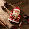 thumbnail image 4 of Christmas Santa Claus Acrylic Ornament, Decorative Hanging Pendant, Xmas Tree Holiday Party Home Decor Gift Use, 4 of 6