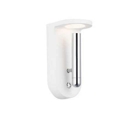 

ET2 Lighting E25015-WTPC Beacon LED Wall Sconce - White & Polised Chrome