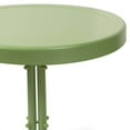 thumbnail image 5 of Crosley Furniture 19" x 22" Retro Metal Outdoor Backyard Patio Side Table, Green, 5 of 5