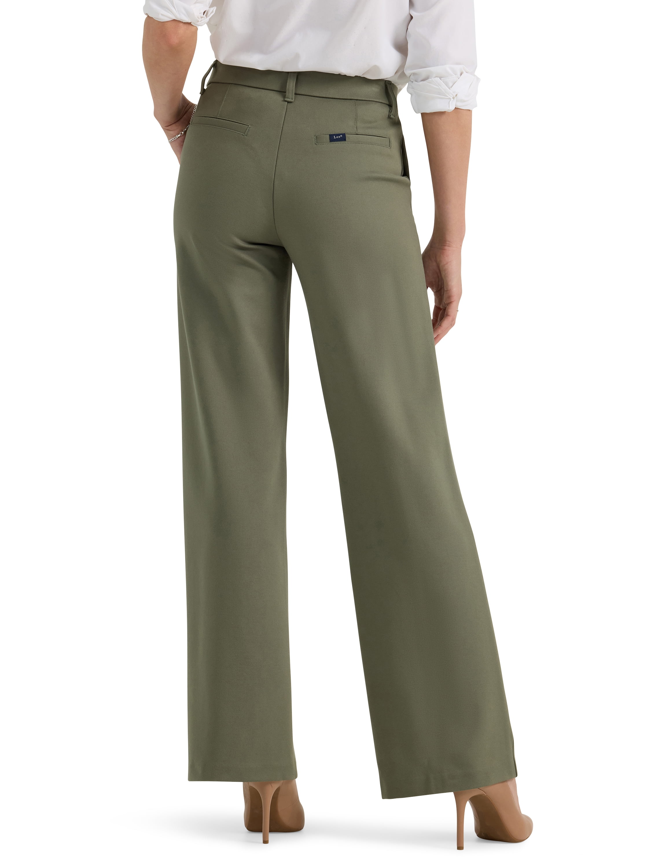 Lee Women's Ultra Lux Comfort Any Wear Wide Leg Pant