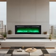 thumbnail image 6 of ChaoLink 50" Electric Fireplace, Recessed/Wall-Mounted, 12 3D Flame Colors, 750W/1500W Dual Heat, Timer & Remote, 6 of 6