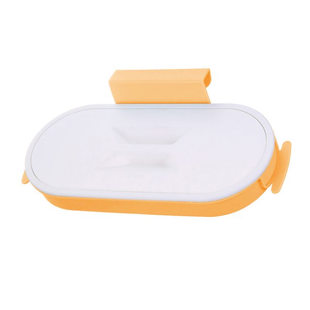 Monstrate Soporte para bolsa de basura de plástico sobre el gabinete para cocina Almacenamiento y organización del hogar naranja