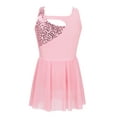 thumbnail image 2 of iiniim Big Girls Lyrical Dance Dress Shiny Sequins Cutout Keyhole Skirt Leotard Dancewear, 2 of 7