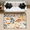 Multicolour 2, variant on CURLYOOT Asian Dragon Area Rug 3x5 Ft Rugs for Entryway Entrance Kitchen, Washable Non Slip Indoor Floor Carpet for Bedroom Living Room