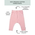thumbnail image 2 of Honest Baby Clothing Organic Cotton Boy or Girl Footless Harem Pants, 2-Pack, Newborn to 24 Months, 2 of 4