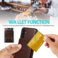 thumbnail image 4 of PU Leather Kickstand Card Slots Wallet Case For Samsung Galaxy A14 A54 A52 A72 A42 A32 A22 A82 A13 A33 A53 A73 Magnetic Clasp Heavy Duty Protective Cover, 4 of 5