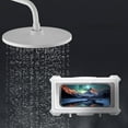 thumbnail image 6 of Luxcidy Waterproof Shower Phone Holder with 360° Rotation, Bathroom Waterproof Case Shower Holder, Anti Fog High Sensitivity Phone Case Mount Box for Bathroom Wall, Mirror, Bathtub, and Kitchen, 6 of 6