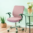 thumbnail image 5 of Stretch Office Chair Covers Chair Seat Cover Chair Slipcover Chair Desk Chair Seat Cushion Protectors for Computer Chair - Pink, 5 of 6