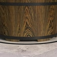 thumbnail image 2 of Demi Bonn 20" Outdoor Portable Smokeless Fire Pit with Mat, Magnesium Oxide Bonfire Stove for Backyard, Patio & Picnic, Brown, 2 of 7
