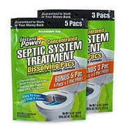 Instant Power Septic System Treatment Dissolving Pacs, 5 Pacs - 1853