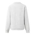 thumbnail image 6 of SRZYMJ Womens Lounge Crewneck Sweatshirt Women Fall Pullover Sweatshirt Stylish Half Zip Neck Contemporary Loose Fit Long Sleeve Casual Top for Everyday, 6 of 6