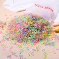 thumbnail image 1 of 500/1000/2000pcs Niñas Colorido Desechable Banda De Goma Lazos Para El Cabello Niños Cola De Caballo Soporte Bandas Accesorios, 1 of 4