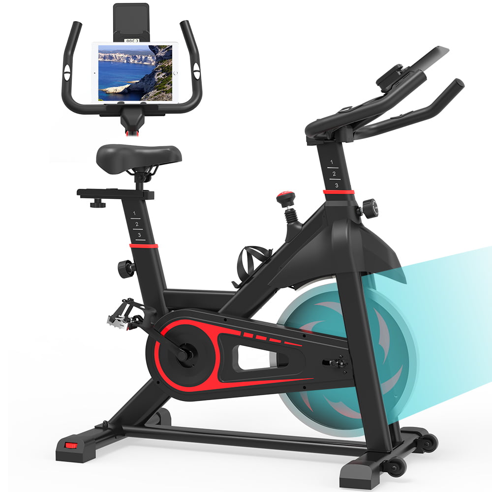 Pro Indoor Exercise Stationary Bicycle Cycling Fitness Gym Bike Cardio Workout 