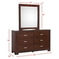 thumbnail image 4 of Picket House Zoe 6-Drawer Dresser with Optional Mirror, 4 of 4
