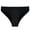 Black1, variant on ameIAEA Women Breathable Period Panties Mid Waisted Seamless Underwear No Show Soft Brief