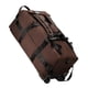thumbnail image 3 of Mochila de bolsas de lona con ruedas. Marrón, 3 of 10