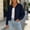 Navy, variant on Sevevn Lightweight Cardigan Sweaters for Women Button Down Long Sleeve Open-Front Cardigan Black L