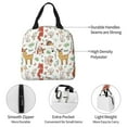 thumbnail image 2 of Kdxio Cute Little Animals Print Insulated Lunch Bag,Reusable Tote Lunch Box for Women Men,Leakproof Cooler Lunch Bags for Work Office Travel Picnic, 2 of 6