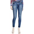 thumbnail image 2 of GUESS Jeans para Mujer Whiskering Skinny Fit, Azul, 30 Regular Guess  Ceñido, 2 of 2