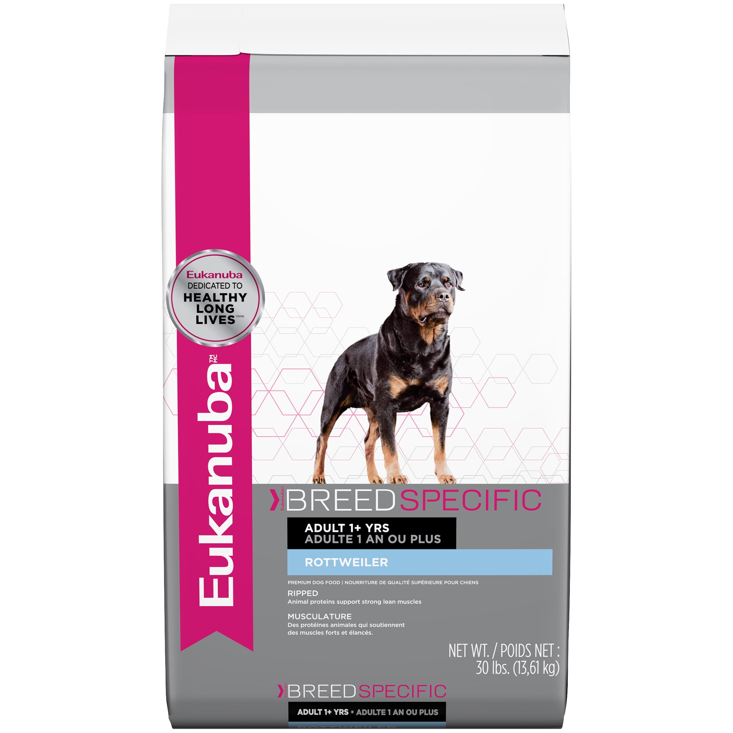 Eukanuba Breed Specific Rottweiler Nutrition Dry Dog Food, 30 lb