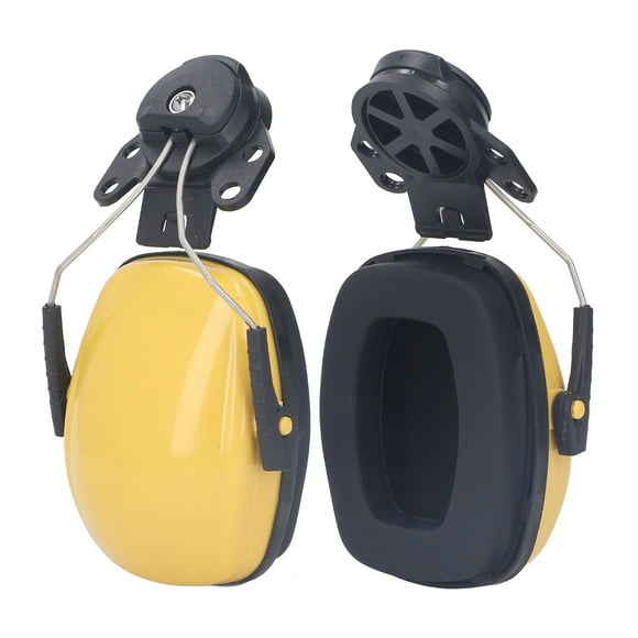 Helmet Ear Muff, Great Protecting 1 Pair Sound Insulation Simple Installation Hard Hat Earmuff  for Construction Site