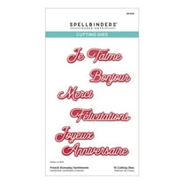 Spellbinders Etched Dies from International Sentiments-French Everyday