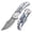 Black, variant on Kansept Orion Folding Pocket Knife 3.07" Machine Satin CPM S35VN with CNC Milling Blade,Bronze Anodized and Machine Satin Titanium Handle,K1089B3